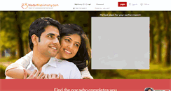 Desktop Screenshot of nadarmatrimony.com